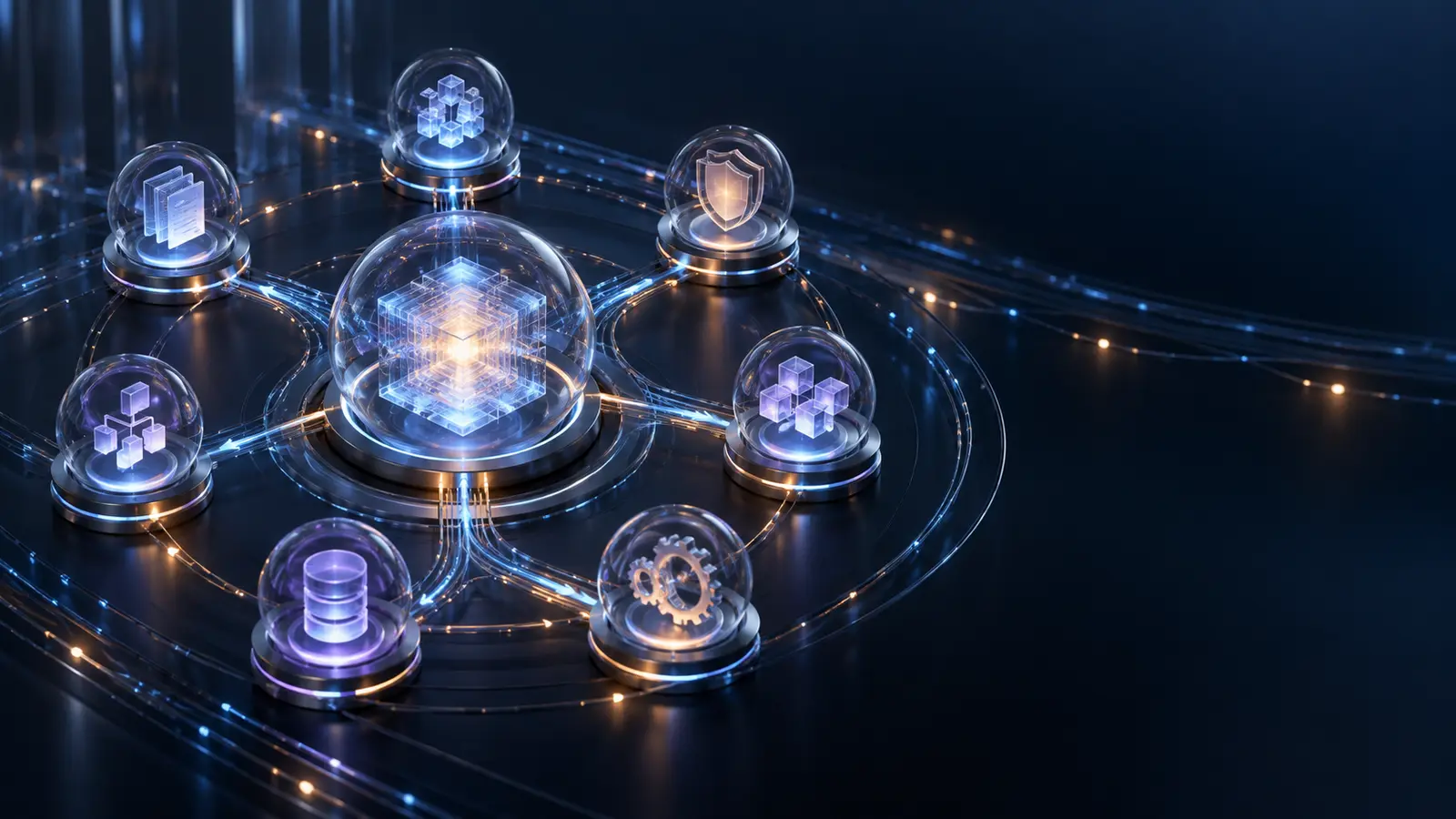 Governed AI agents connected to enterprise knowledge